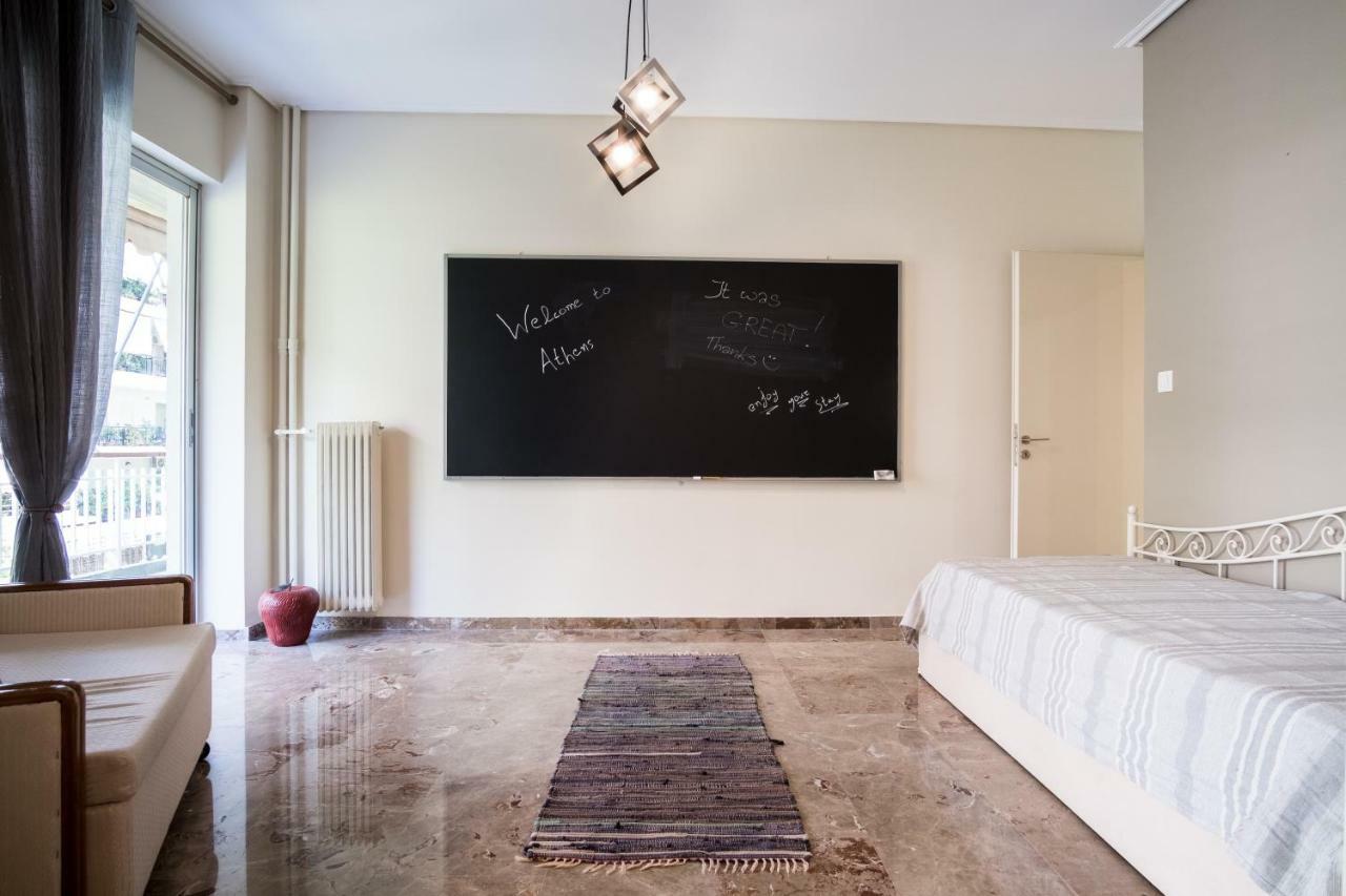 Comfy Apartment Of 104 M² Near Metro! Atene Esterno foto